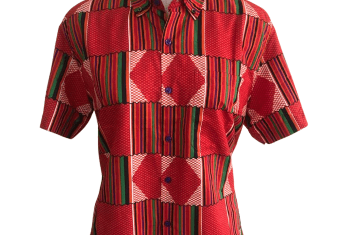 Uninhibited Shirts - high quality Majesty Afrocentric Large African fabric print